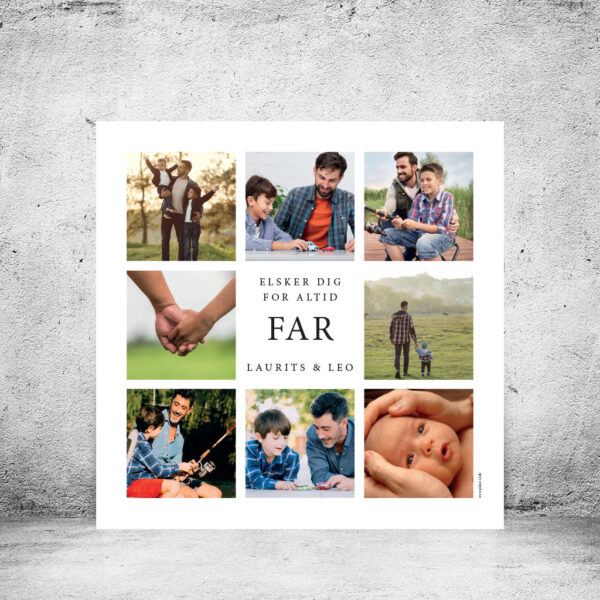 FOT-DS610-plakat-id-40x40cm-farve-8-fotos-hvid-farve-far